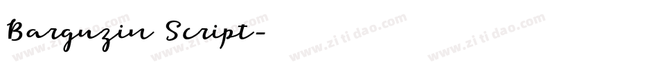 Barguzin Script字体转换